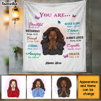 Personalized God You Are Blanket JL58 30O58 thumb 1