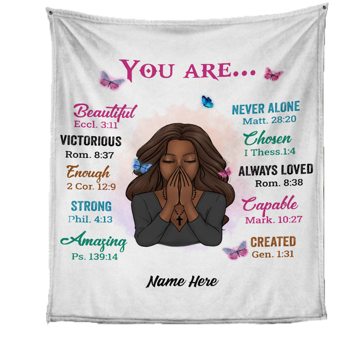 Personalized God You Are Blanket JL58 30O58 1