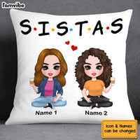 Personalized Friend Sister Icon Pillow JR271 23O57 thumb 1