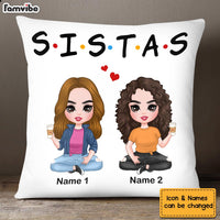 Personalized Friend Sister Icon Pillow JR271 23O57 thumb 1