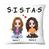 Personalized Friend Sister Icon Pillow JR271 23O57 1