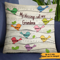 Personalized My Blessings Call Me Grandma  Pillow SB294 85O34 thumb 1