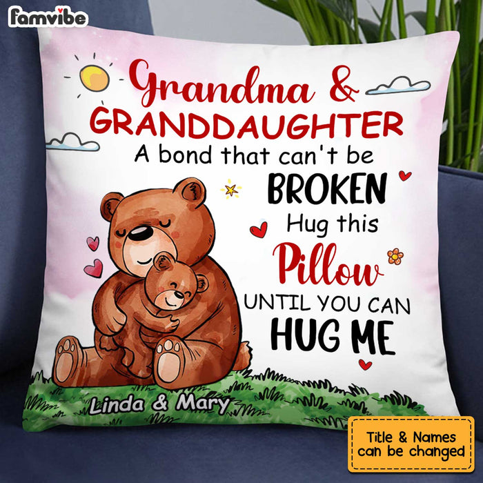 Personalized Grandma Grandkid Pillow SB51 33O34 1