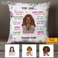 Personalized You Are Daughter Bible Verses Pillow NB262 23O58 thumb 1