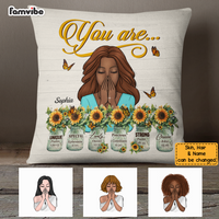 Personalized Bible Verses God Says You Are Pillow DB141 32O58 thumb 1