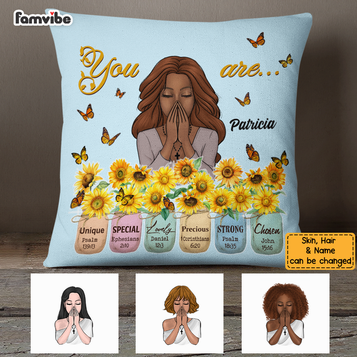 Personalized Sunflower You Are Pillow SB51 30O34 1