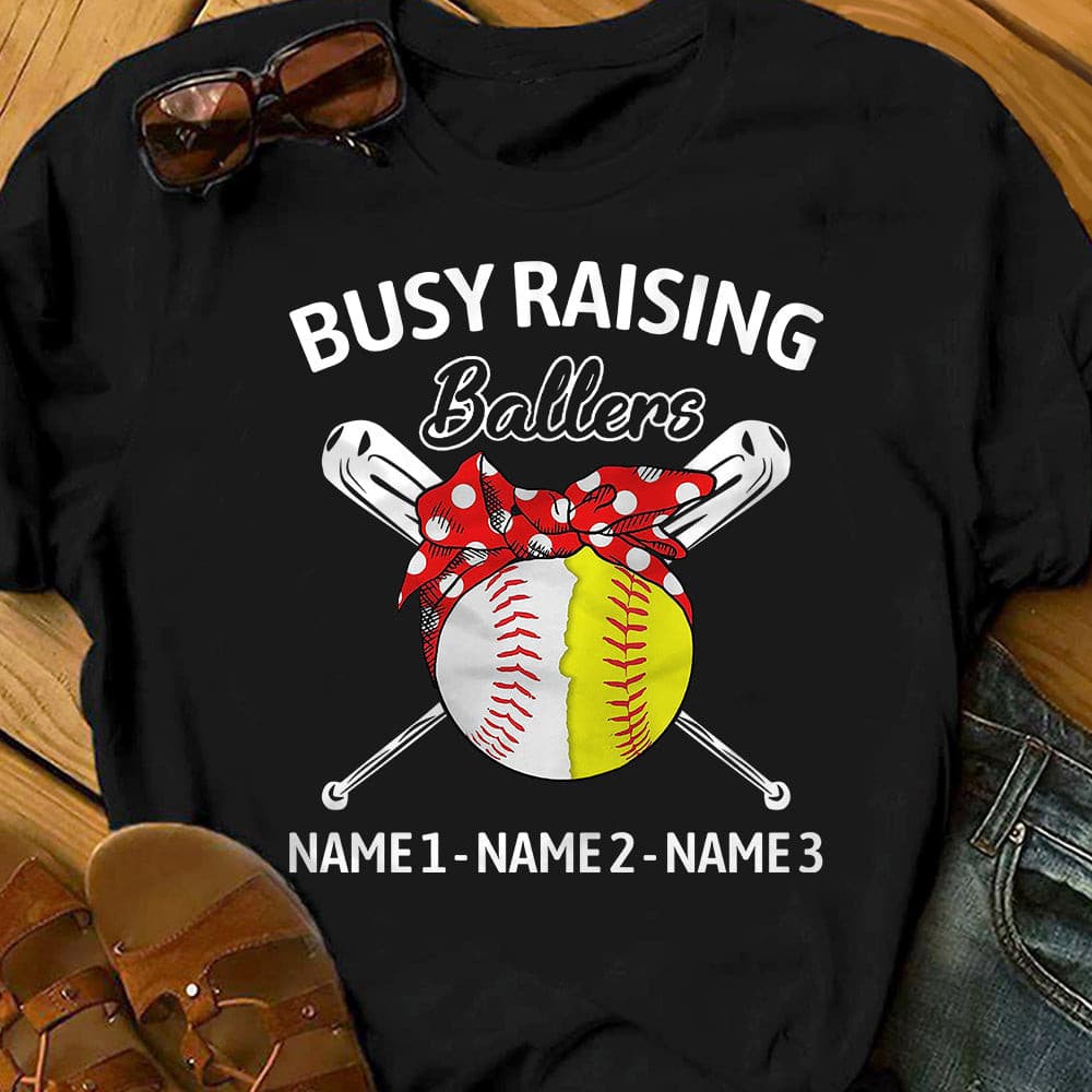 Personalized Mom Baseball Softball T Shirt JN126 85O36