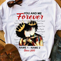 Personalized BWA Couple King & Queen T Shirt AG272 81O47 thumb 1