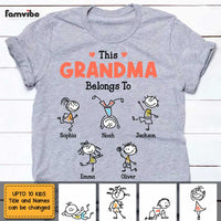 Personalized Grandma Drawing T Shirt JL212 23O47 thumb 1