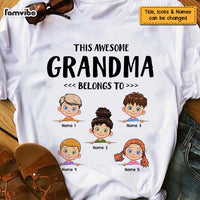Personalized This Grandma Belongs To T Shirt JN213 30O58 thumb 1