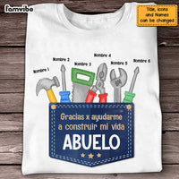 Personalized Grandpa Spanish Padre Abuelo T Shirt MY176 26O58 thumb 1