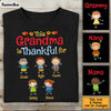 Personalized Grandma Thankful Fall Halloween T Shirt AG202 81O34 1