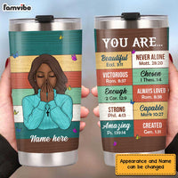 Personalized God You Are Steel Tumbler NB154 81O32 thumb 1