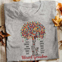 Personalized Grandma White T Shirt JN92 85O65 thumb 1