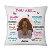 Personalized Daughter You Are Pillow JL58 30O58 1