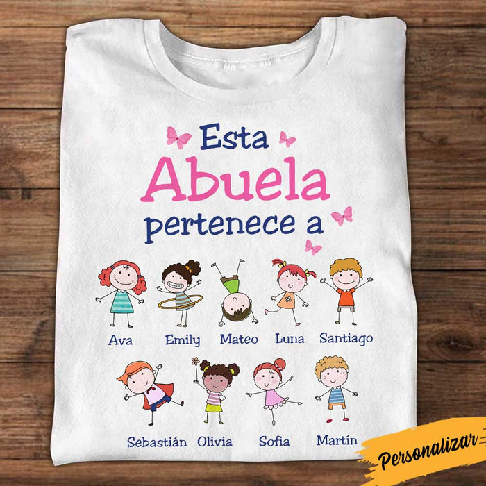 Personalized Abuela Spanish Grandma Belongs T Shirt MY102 81O34 1