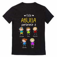Personalized Abuela Spanish Grandma Belongs T Shirt AP261 81O34 thumb 1