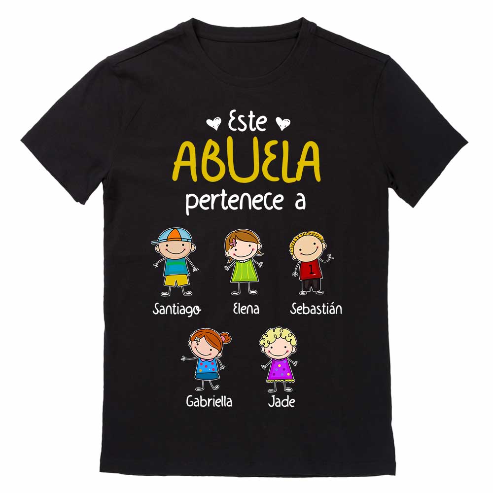 Personalized Abuela Spanish Grandma Belongs T Shirt MR233 81O34