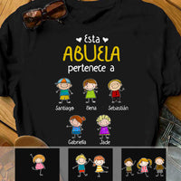 Personalized Abuela Spanish Grandma Belongs T Shirt MR233 81O34 thumb 1