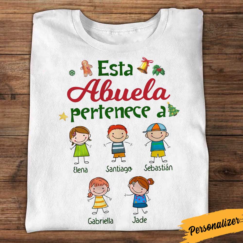 Personalized Abuela Spanish Grandma Belongs T Shirt MY31 81O34