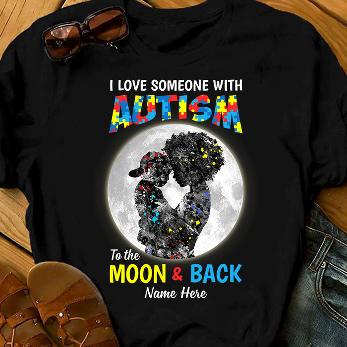 Personalized Autism Mom BWA T Shirt AG34 85O47 1