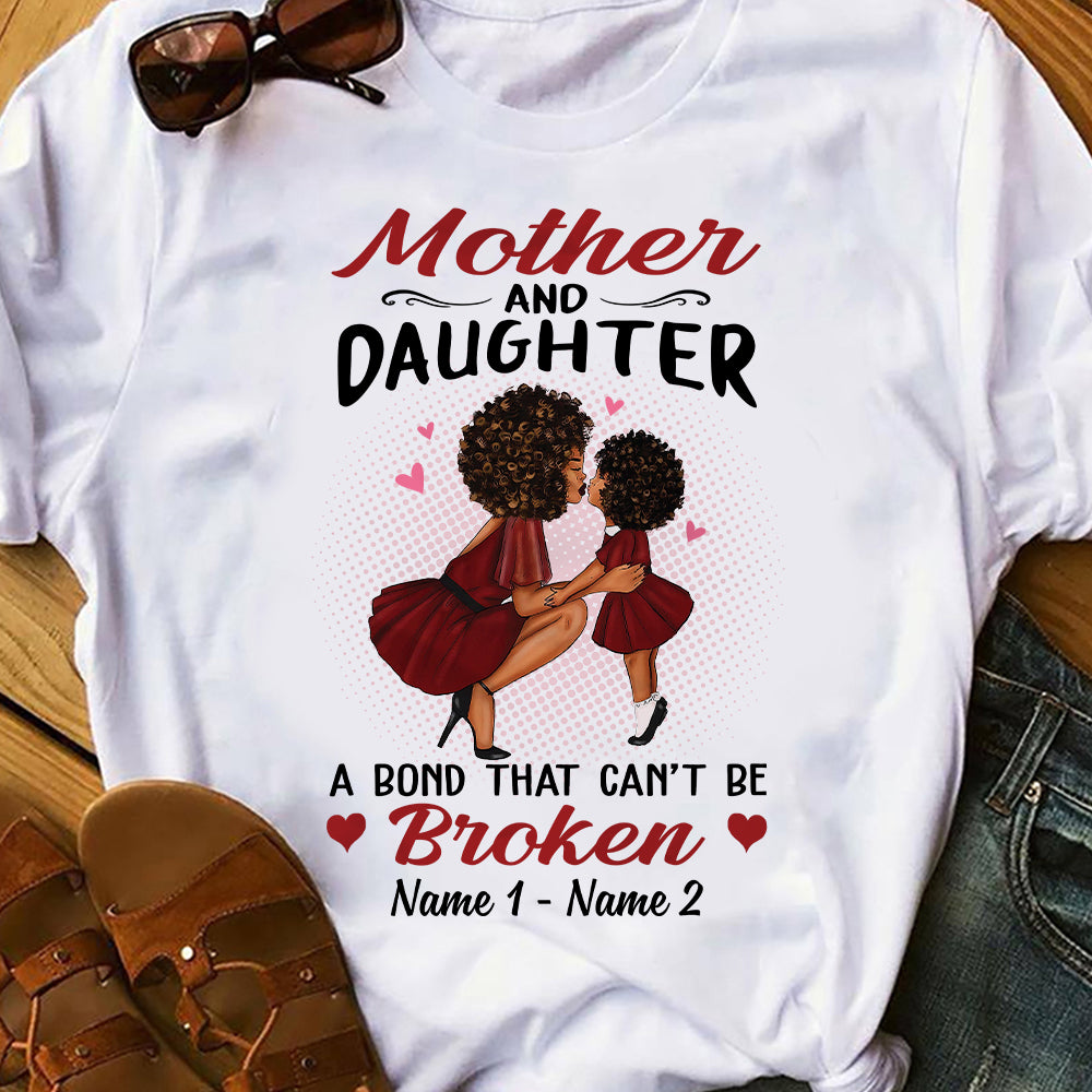 Personalized BWA Mom Mother And Daughter T Shirt AG61 30O57