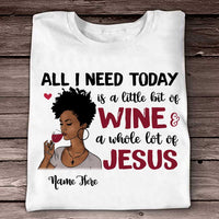 Personalized BWA Wine Jesus T Shirt SB101 85O58 thumb 1