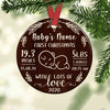 Personalized Baby First Christmas Ceremic Ornament OB131 29O36 1