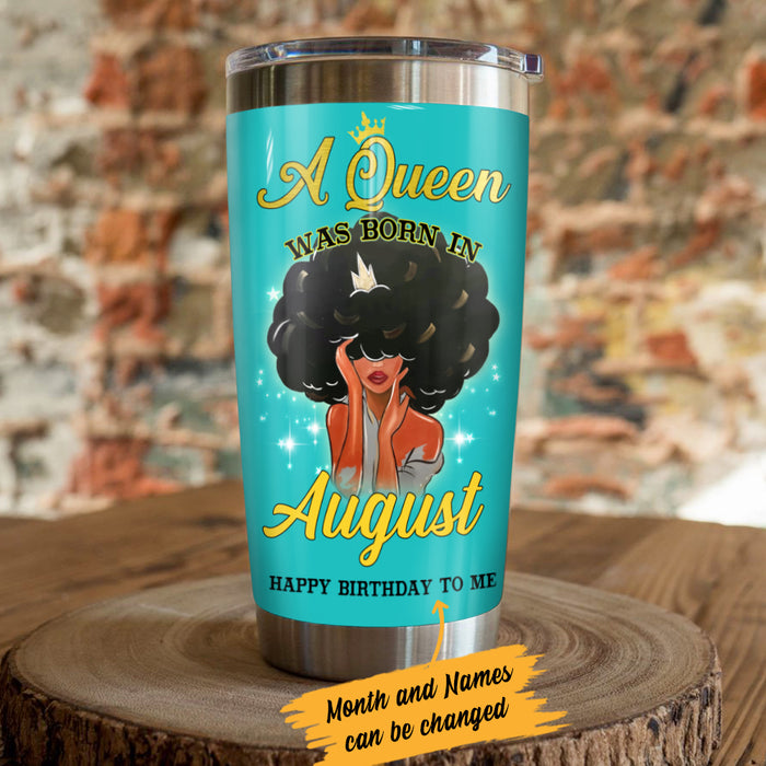 Personalized BWA Queen Steel Tumbler JL92 67O57 1