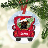 Personalized Boxer Dog Christmas Ornament SB301 81O34 thumb 1