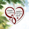 Personalized Butterfly Memorial Mom Dad Heart Ornament NB125 85O58 1