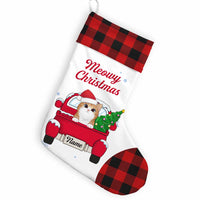 Personalized Christmas Cat Stocking SB101 26O58 thumb 1
