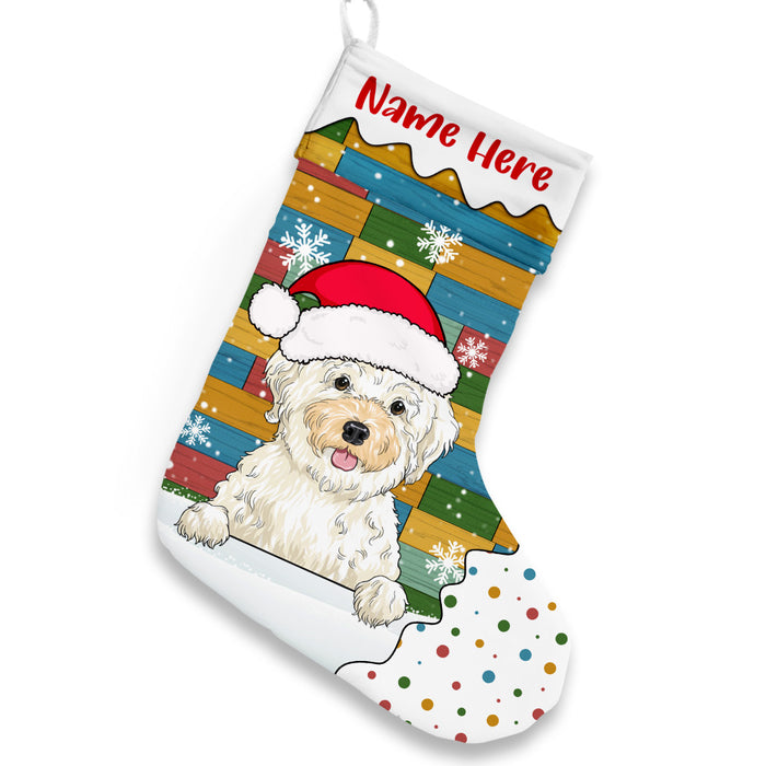 Personalized Christmas Dog Stocking OB132 23O36 1