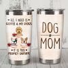 Personalized Coffee Dog Mom Steel Tumbler  DB171 65O53 1