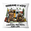 Personalized Couple Bear Husband Wife Camping Pillow JN151 81O58 1