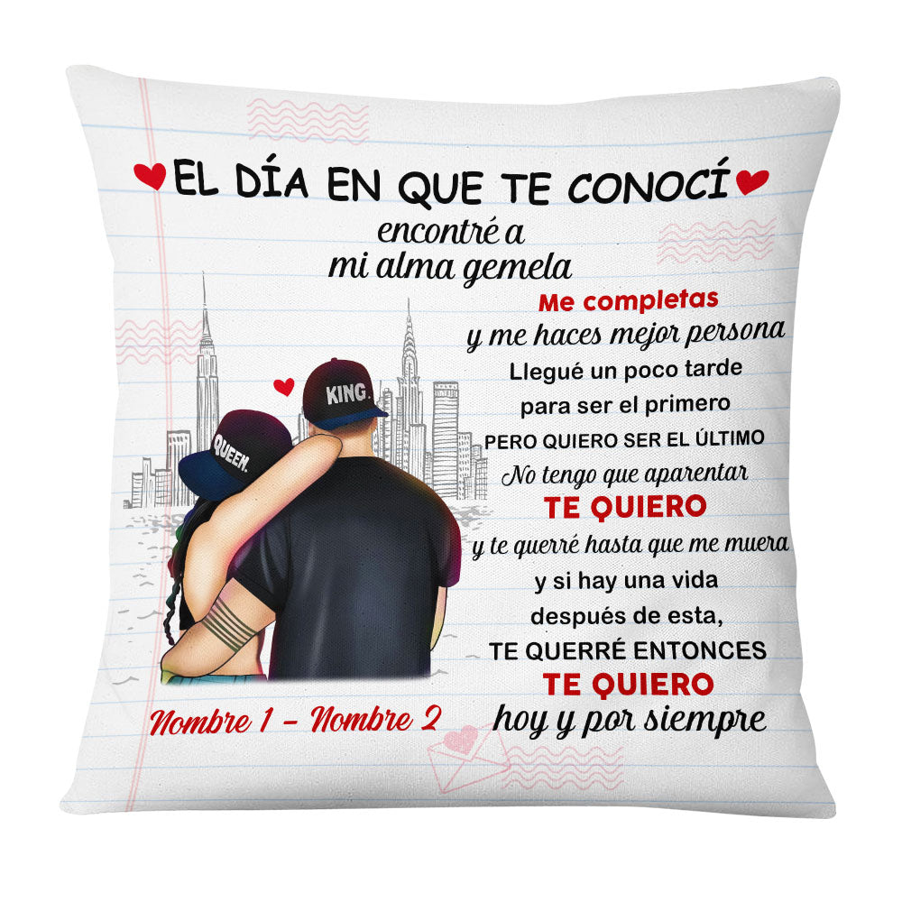 Personalized Couple Spanish Pareja Pillow AP53 26O53