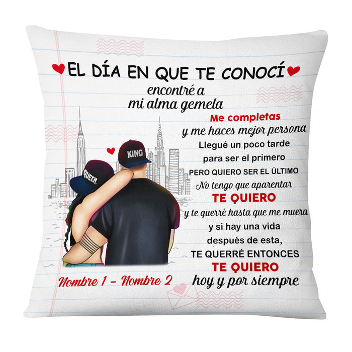 Personalized Couple Spanish Pareja Pillow AP53 26O53 1