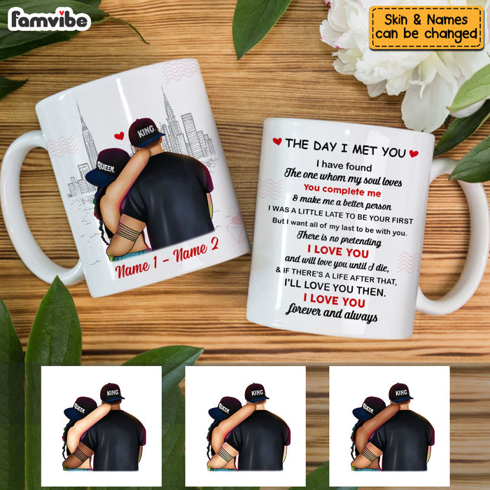Personalized Couple The Day I Met You Mug FB23 26O53 1
