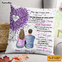 Personalized Couple The Day I Met You Pillow MR61 30O34 thumb 1