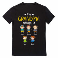 Personalized Dad Grandpa Doodle Kid T Shirt SB141 81O34 thumb 1