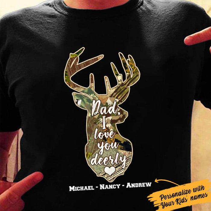 Personalized Dad Hunting  T Shirt AP2104 81O53 1