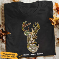 Personalized Dad Hunting  T Shirt AP2104 81O53 thumb 1