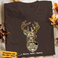 Personalized Dad Hunting  T Shirt AP2104 81O53 thumb 1