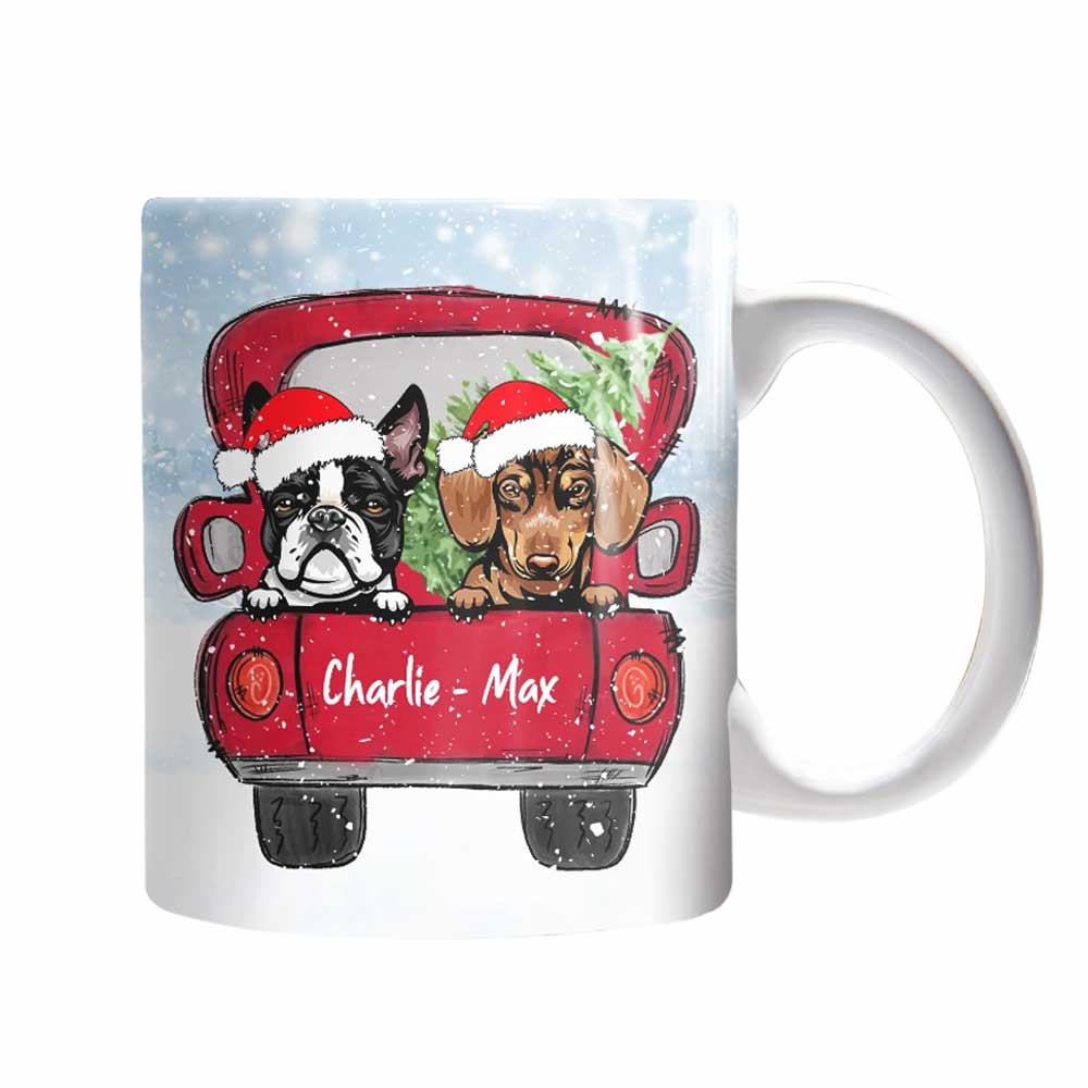 Personalized Dog Christmas 2022 Mug SB301 81O34
