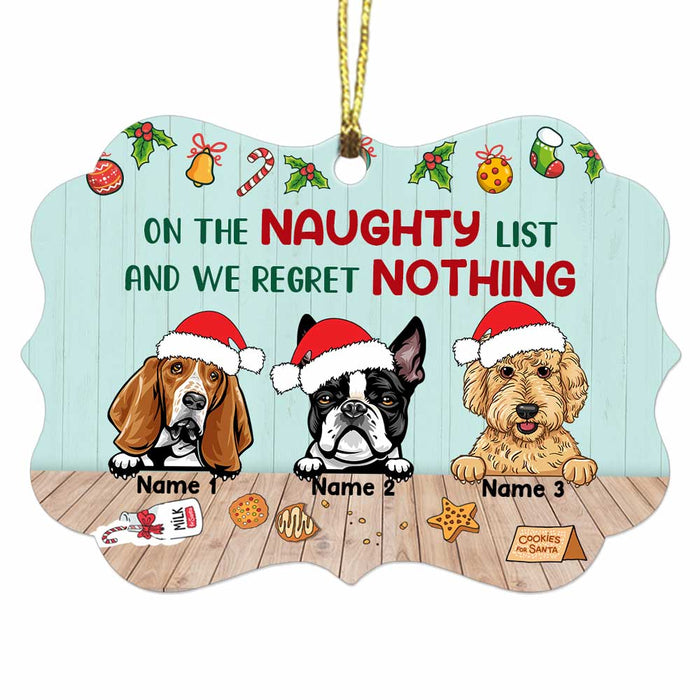 Personalized Dog Christmas MDF Ornament NB71 26O58 1