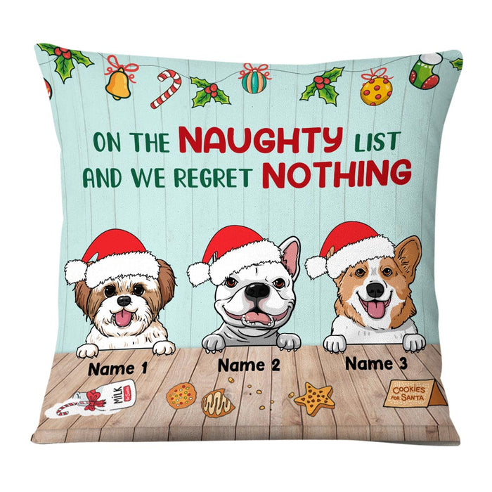 Personalized Dog Christmas  Pillow NB71 26O58 1