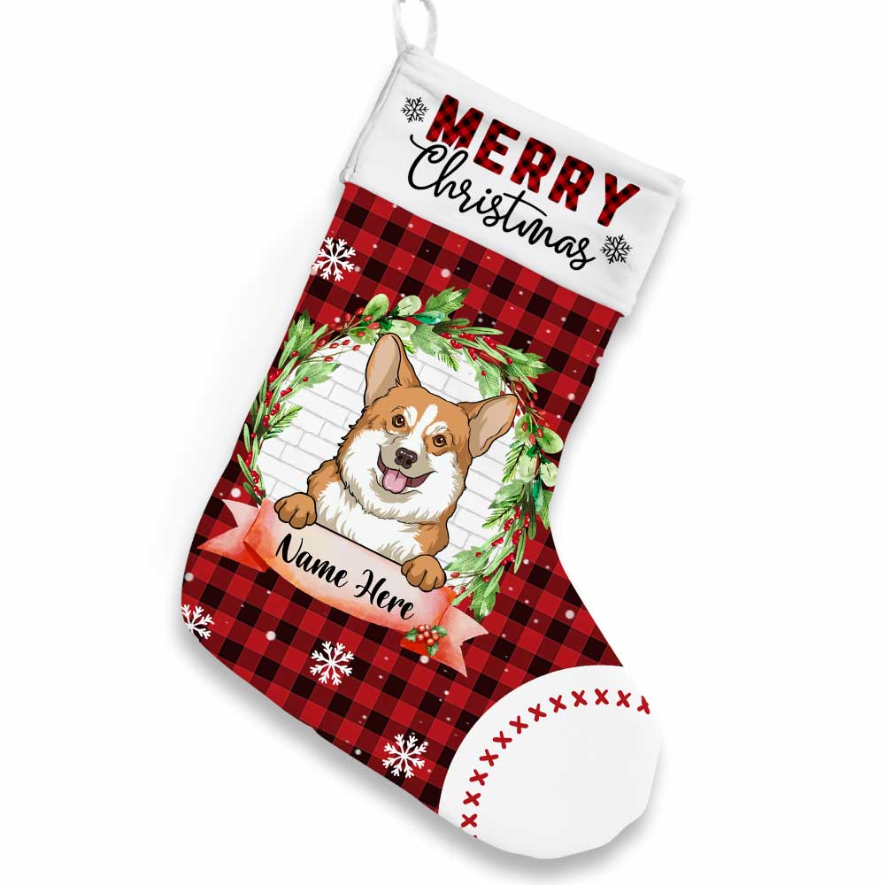 Personalized Dog Christmas Stocking SB155 95O47