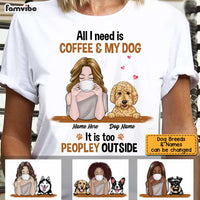 Personalized Dog Coffee Too Peopley Hoodie JR202 81O34 thumb 1