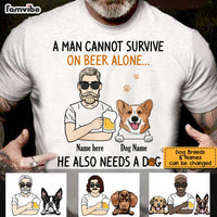 Personalized Dog Dad T Shirt MY112 30O34 thumb 1