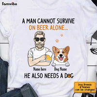 Personalized Dog Dad T Shirt MY112 30O34 thumb 1